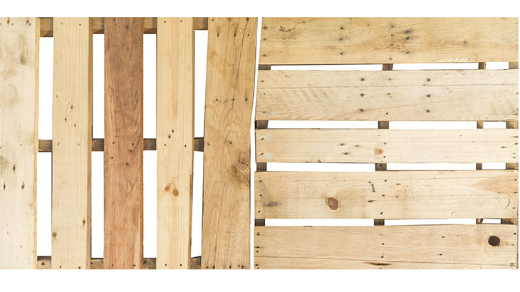 Mixed-Material & Processed Wood Pallets with Nails