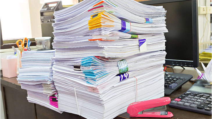 Laminated Paper & Bound Documents with Staples