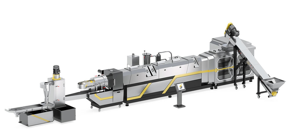 Squeeze Dryer Integrated Recycling Machine