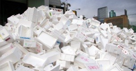 EPS styrofoam container recycling