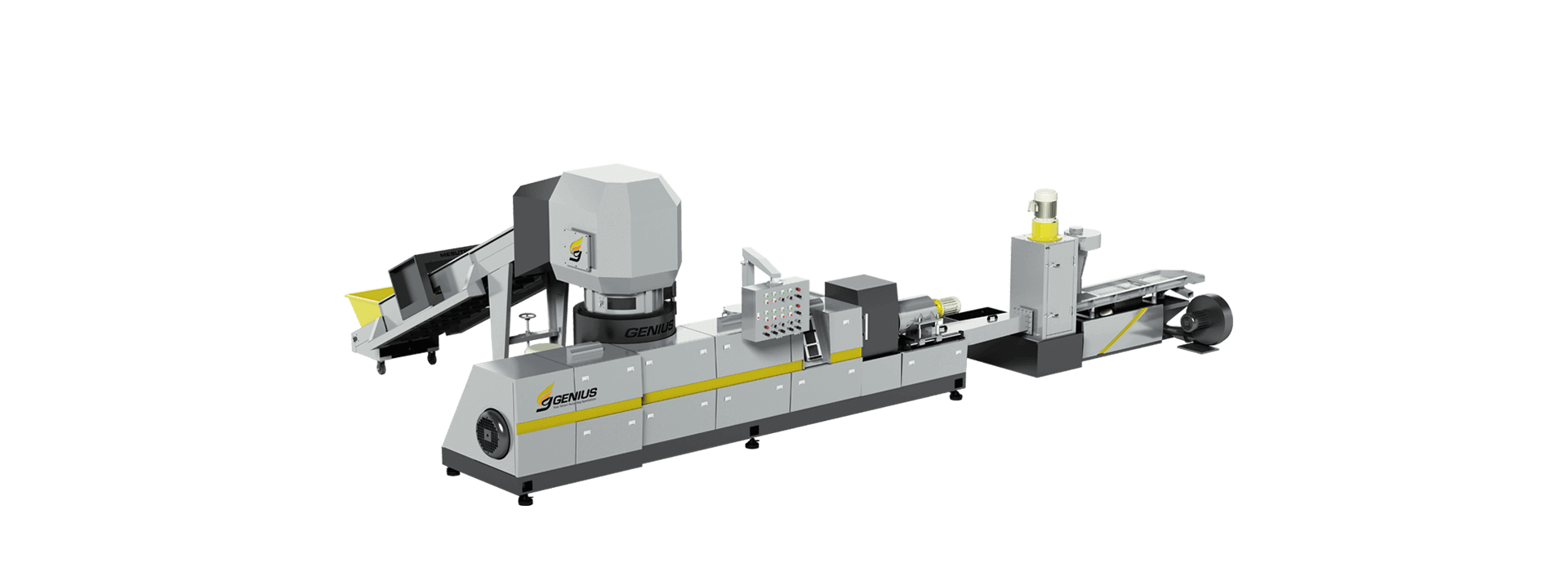 Máquina Cortadora Compactadora Peletizadora para el Reciclaje de Plástico