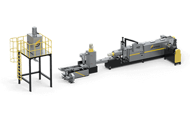 Máquina de Alimentación Forzada Lateral para Reciclaje de Plástico